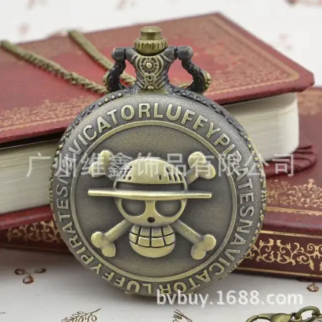 Retro Pirate Pocket Watch with Large Dial for Men Women — feature 8