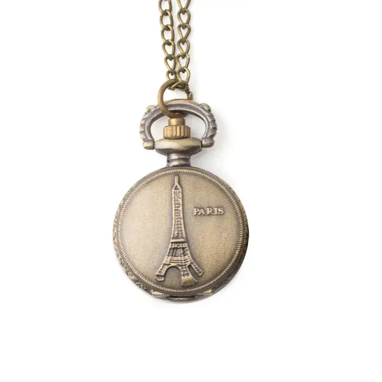 Retro Tower Pocket Watch for Men Women Large Dial — feature 22
