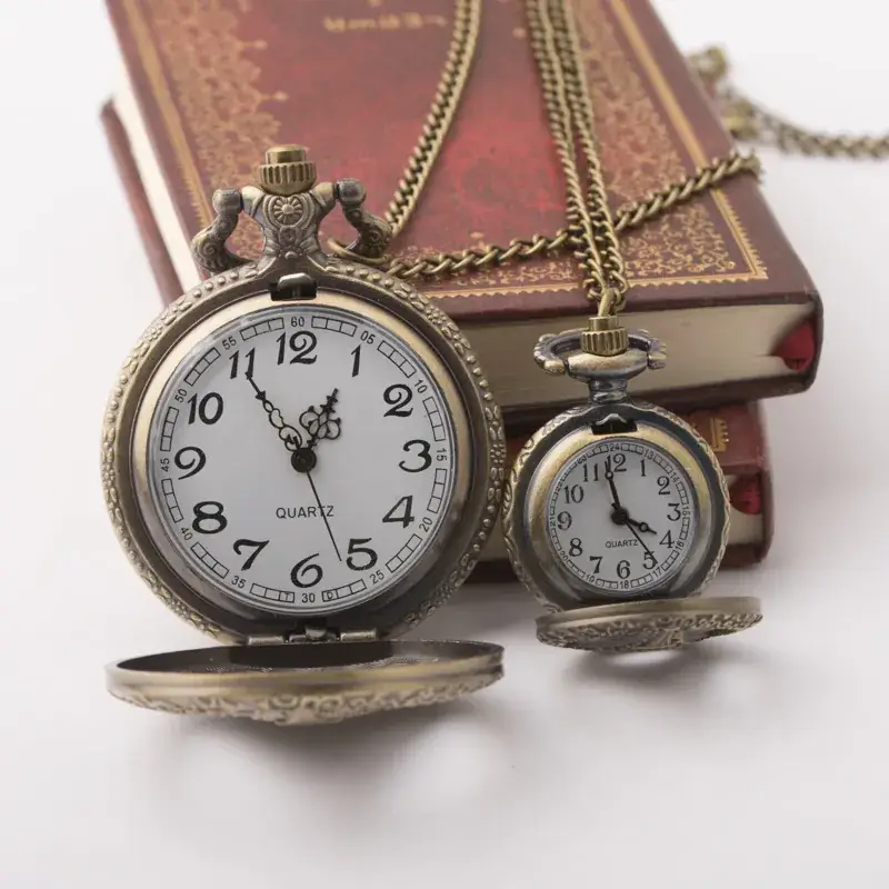 Retro Tower Pocket Watch for Men Women Large Dial — feature 6