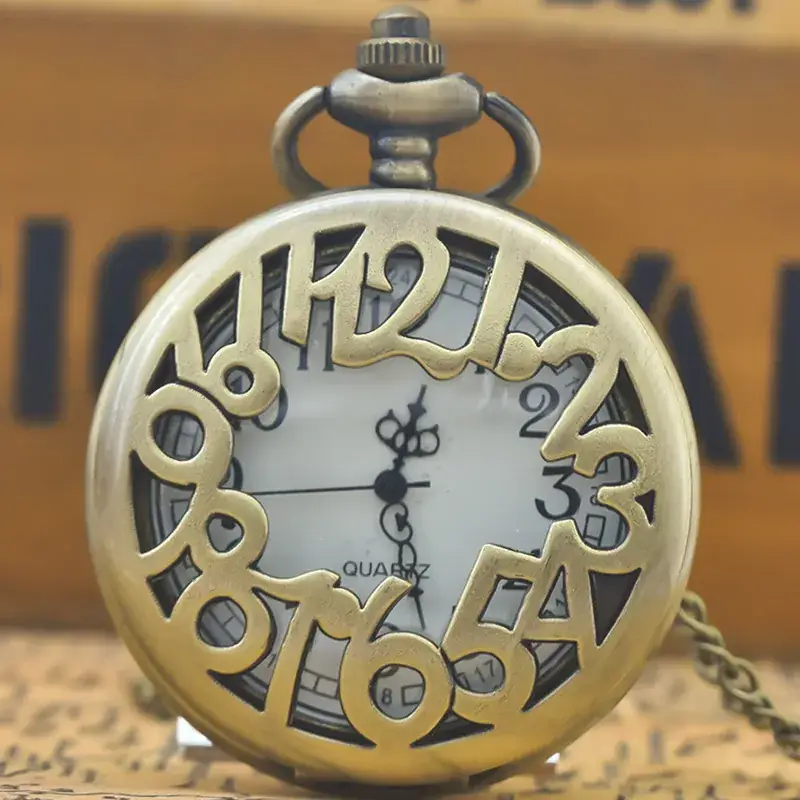 Retro Hollow Pocket Watch Men Women Fashion Wholesale - Image 5