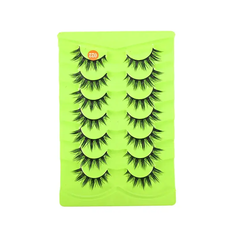 Acrylic False Eyelashes 12mm 8mm Set - Image 45