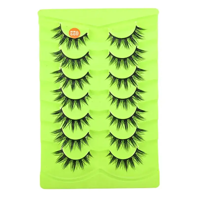 Acrylic False Eyelashes 12mm 8mm Set