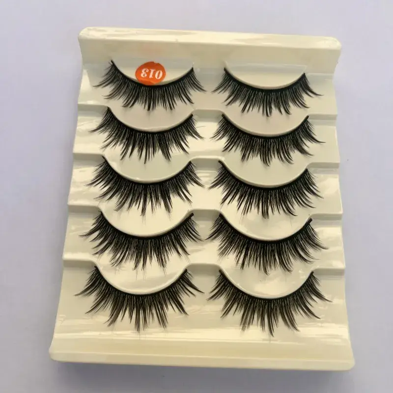 Acrylic False Eyelashes 12mm 8mm Set - Image 32