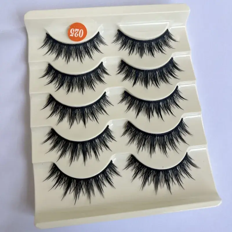 Acrylic False Eyelashes 12mm 8mm Set - Image 36