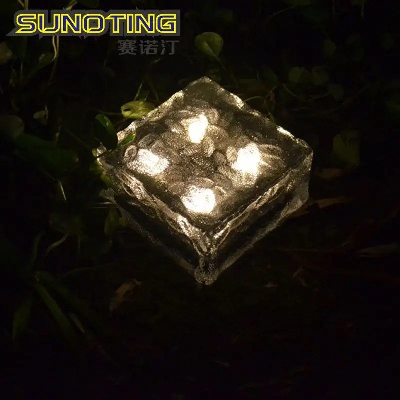 6 LED Solar Ice Tile Light for Garden & Outdoor Use - Image 11