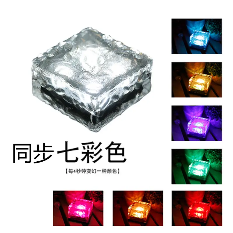 6 LED Solar Ice Tile Light for Garden & Outdoor Use - Image 7