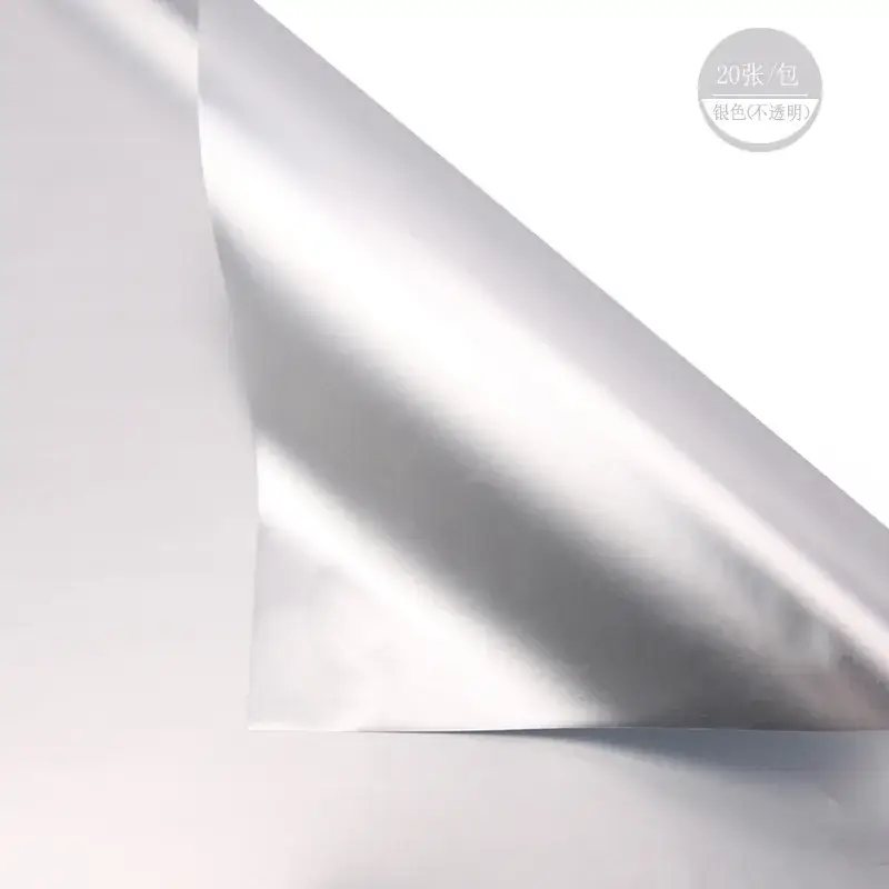 Soft Matte Wrapping Paper Solid Blue 200g - Image 2