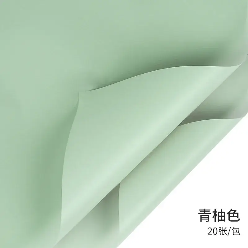Soft Matte Wrapping Paper Solid Blue 200g - Image 34