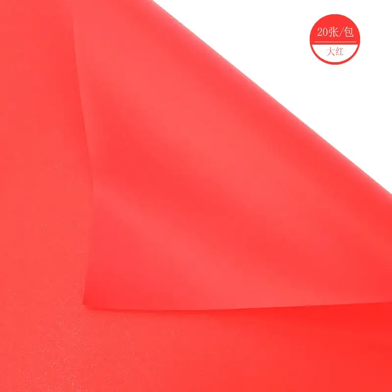 Soft Matte Wrapping Paper Solid Blue 200g - Image 4
