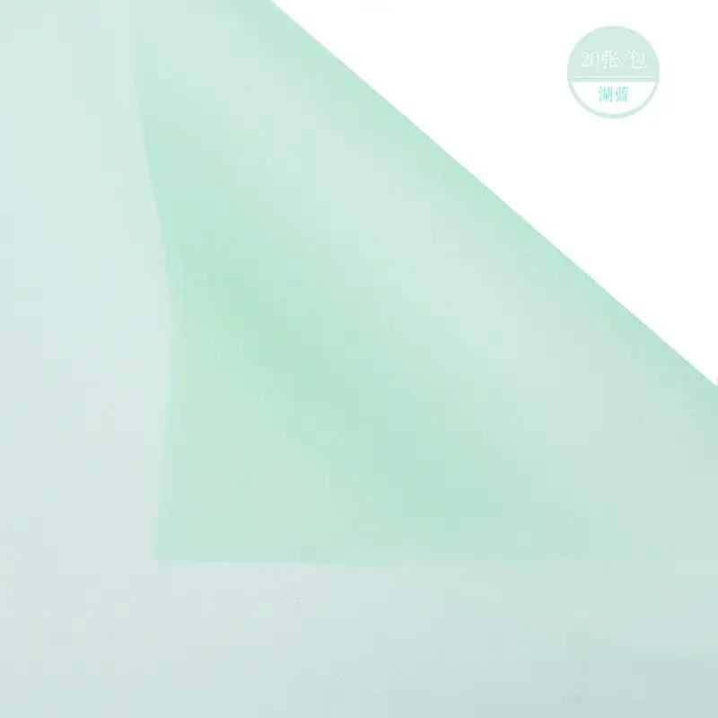 Soft Matte Wrapping Paper Solid Blue 200g - Image 7