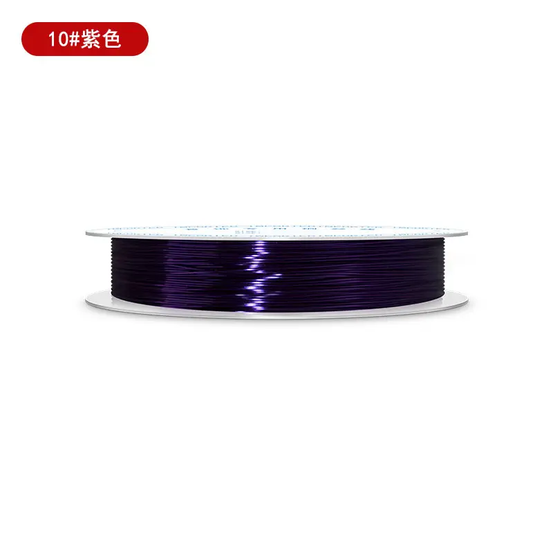 10# Purple Crystal Copper Wire Beads String - Image 10
