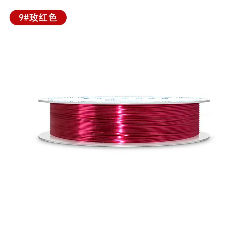 10# Purple Crystal Copper Wire Beads String - Image 9