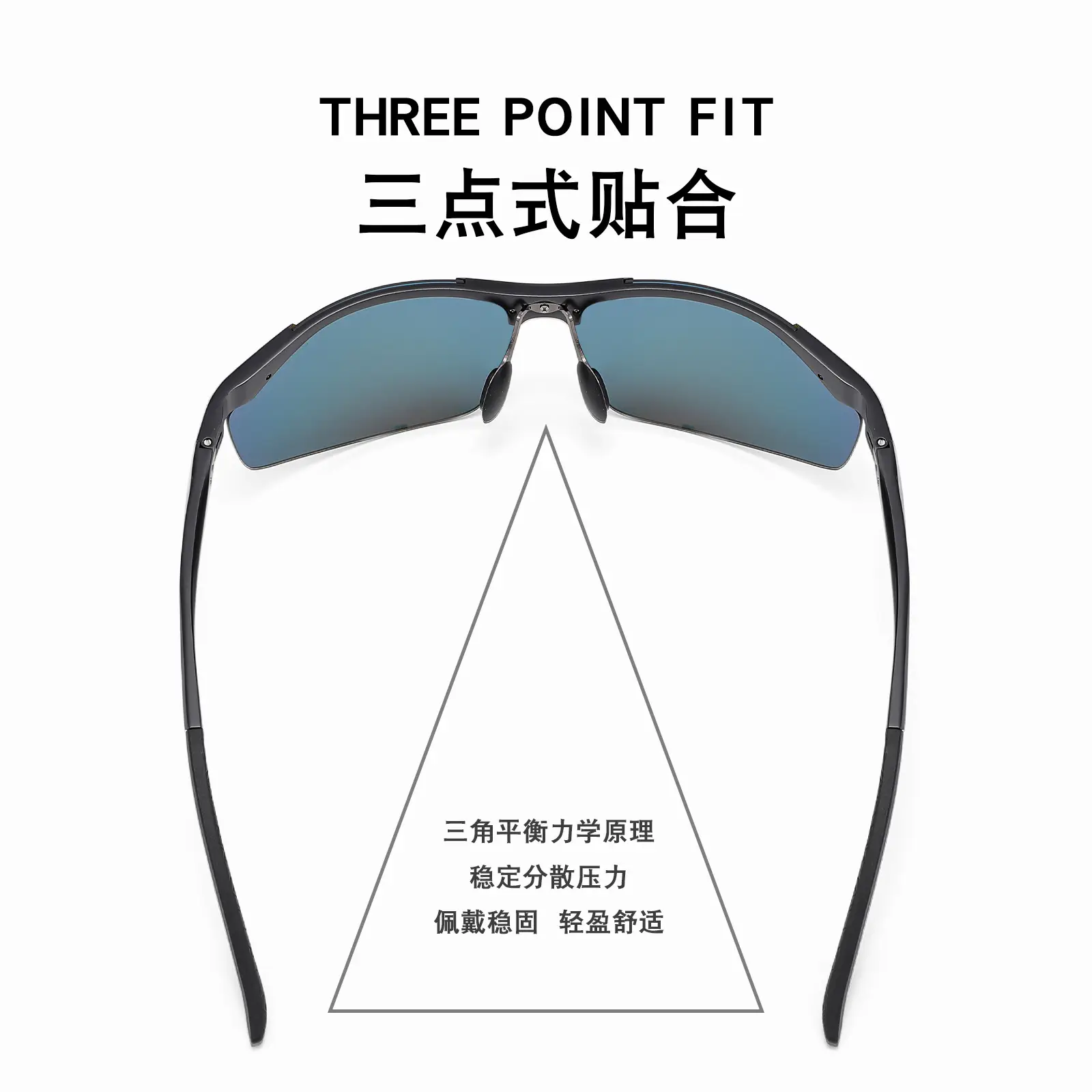 Aluminum Racing Sunglasses Polarized Driving Glasses - Image 12