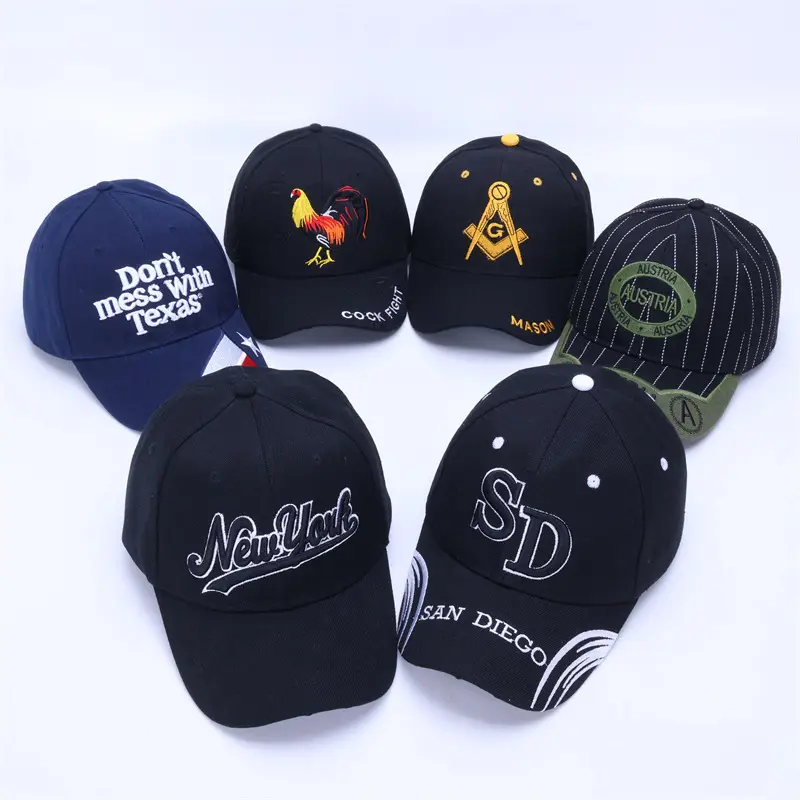 Men's Red Black Canada Logo Baseball Cap — feature 38
