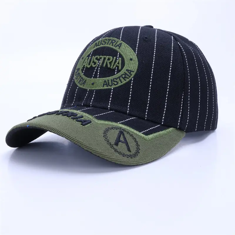 Men's Red Black Canada Logo Baseball Cap - Image 2