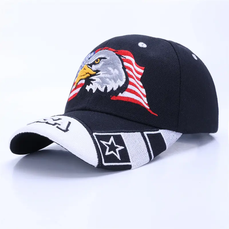 Men's Red Black Canada Logo Baseball Cap - Image 4