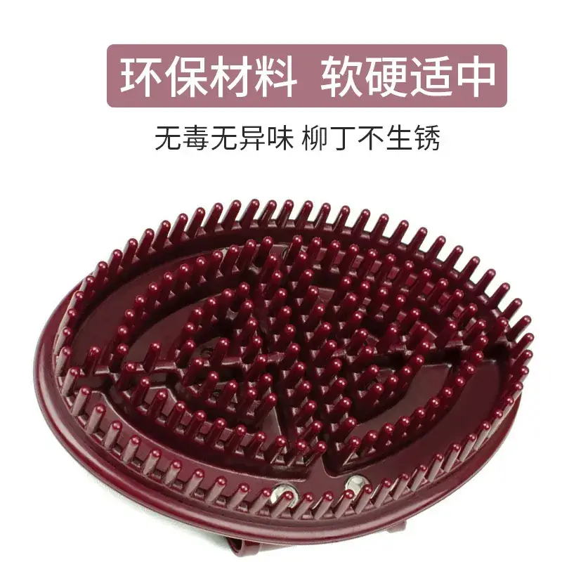 Green Oval Massage Brush for Body Beauty Salon - Image 11