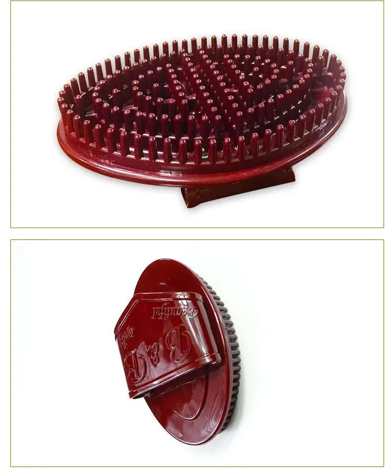 Green Oval Massage Brush for Body Beauty Salon — feature 15