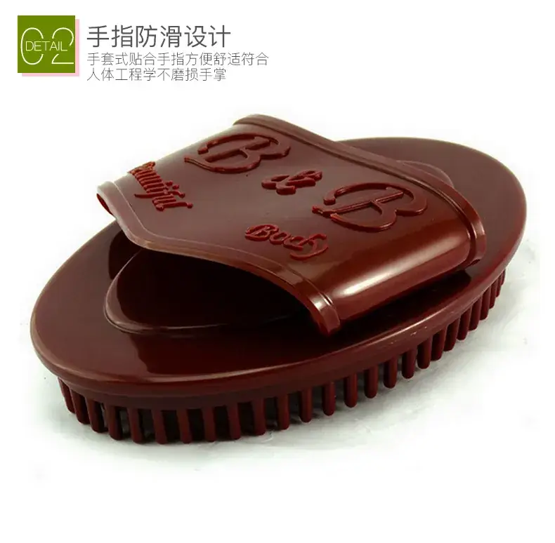 Green Oval Massage Brush for Body Beauty Salon — feature 8