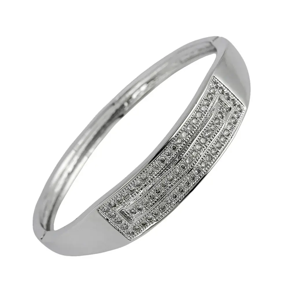 18K Gold Plated Diamond Ring for Men - Image 2