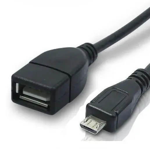 Android V8 to OTG Data Cable Micro to USB Female