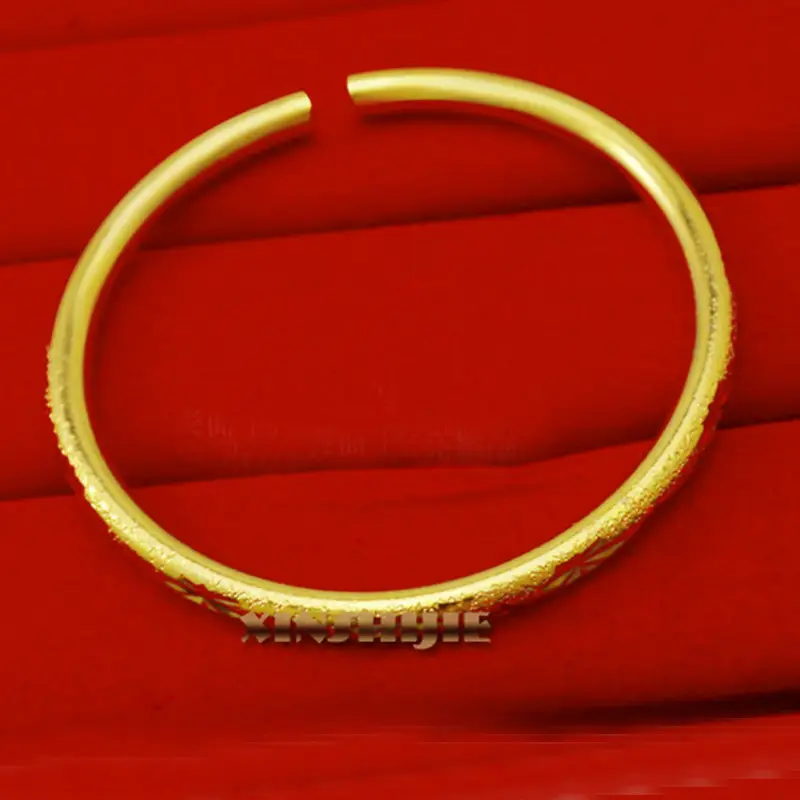 Vietnam Sand Gold Coil Open Nail Sand Star Bracelet Fire Gold Color - Image 3