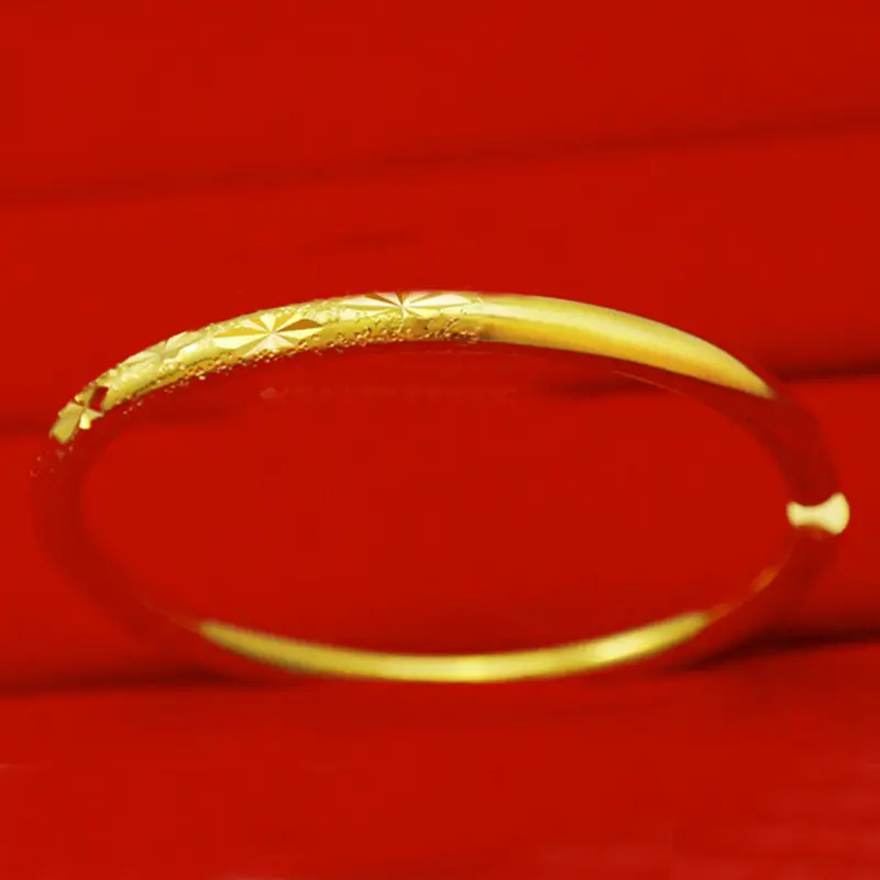 Vietnam Sand Gold Coil Open Nail Sand Star Bracelet Fire Gold Color - Image 4