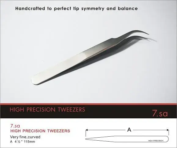 High Precision Stainless Steel Tweezers Anti-Magnetic Frosted - Image 7