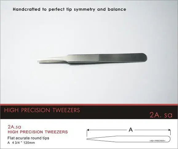 High Precision Stainless Steel Tweezers Anti-Magnetic Frosted - Image 8