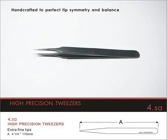 High Precision Stainless Steel Tweezers Anti-Magnetic Frosted - Image 10