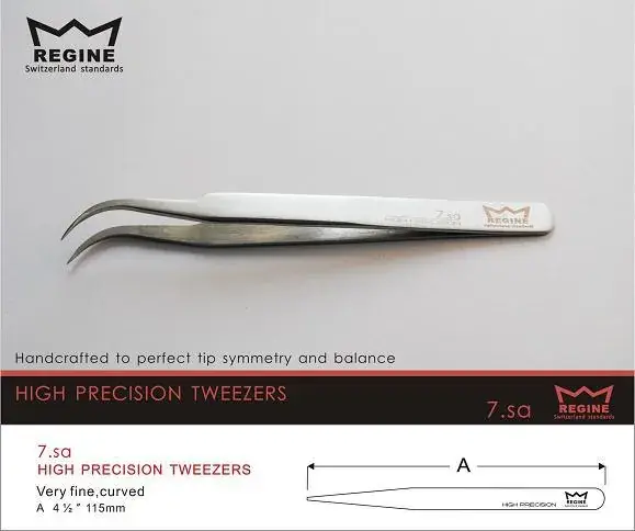 High Precision Stainless Steel Tweezers Anti-Magnetic Frosted - Image 5