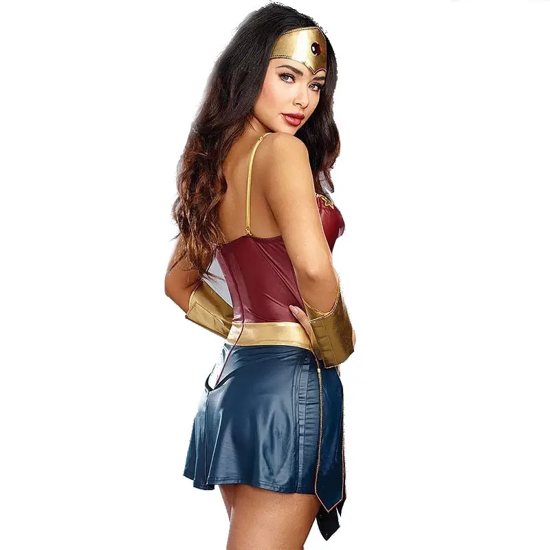 Halloween Wonder Woman Costume S-3XL European American League of Legends Gladiator Uniform - Image 4