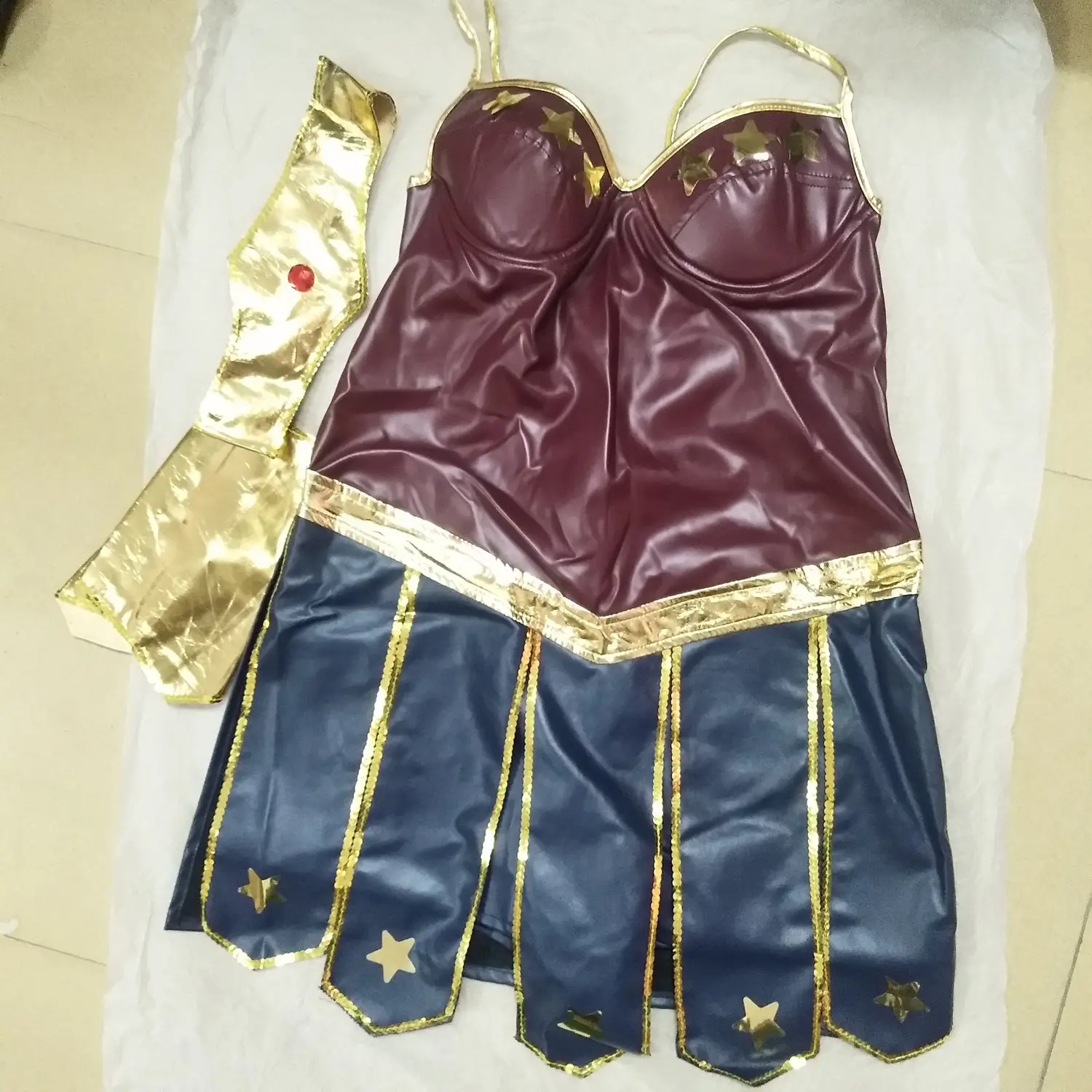 Halloween Wonder Woman Costume S-3XL European American League of Legends Gladiator Uniform - Image 5