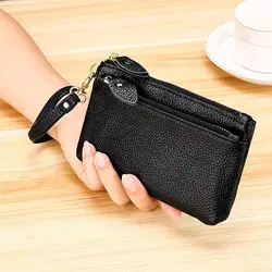 Purple Leather Shoulder Bag for Women with Zip Closure — feature 9