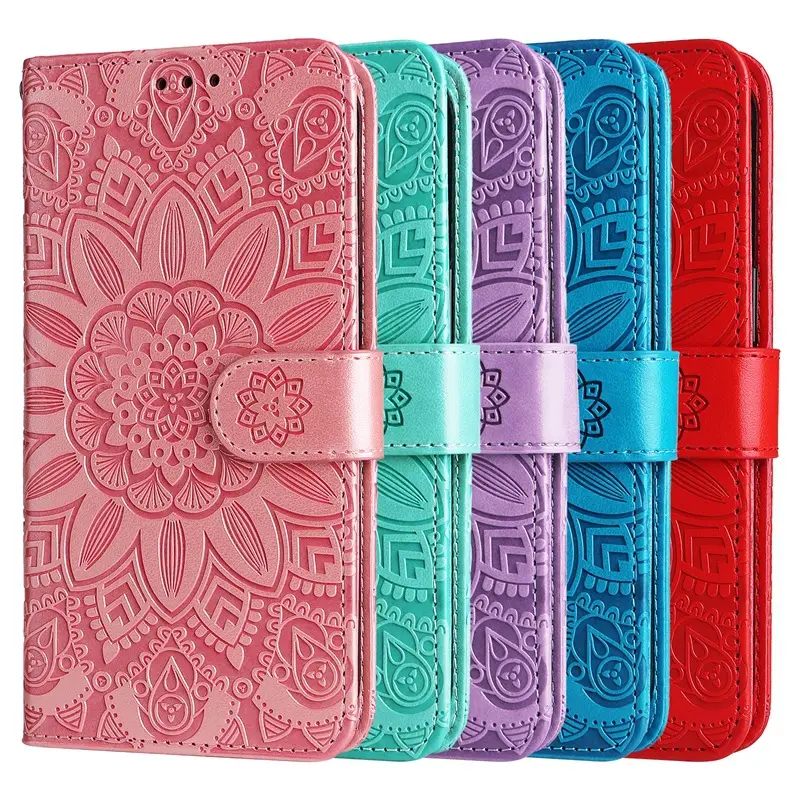 Apple Phone Case with Embossed Sunflower Design - Image 8