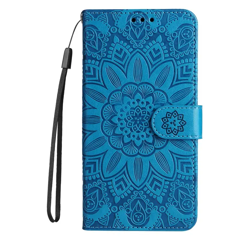 Apple Phone Case with Embossed Sunflower Design - Image 2