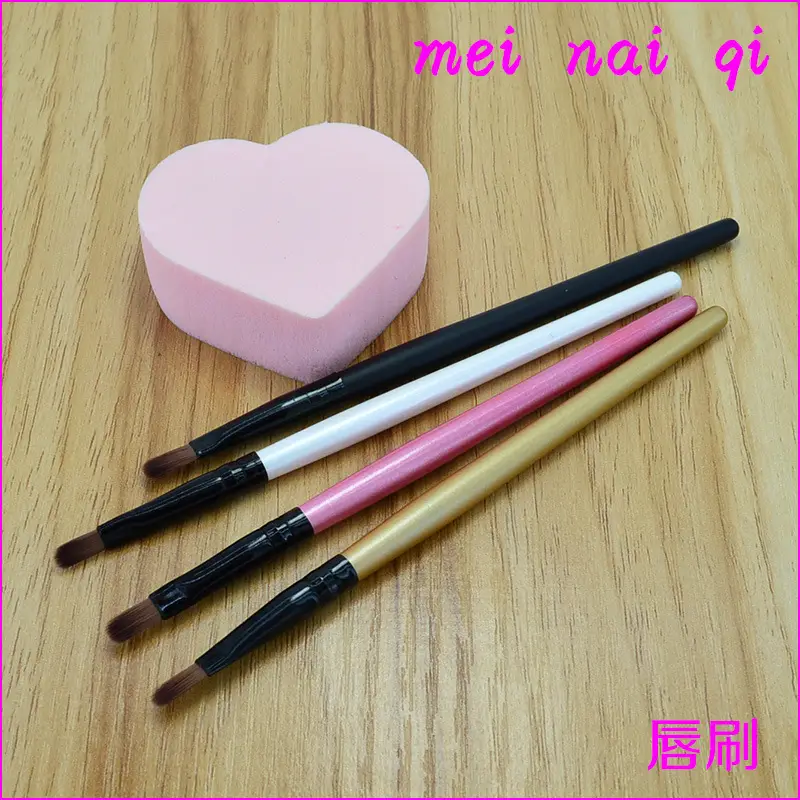 Meiqi Lip Brushes Long Rod Wood Handle Concealer Set — feature 3