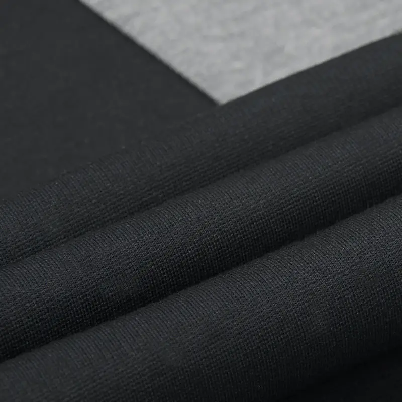 Men's Black Geometric V-Neck T-Shirt 8200 - Image 6