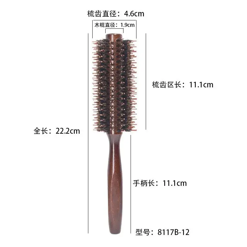 Factory Wholesale Wooden Hair Comb for Styling & Detangling - Image 2