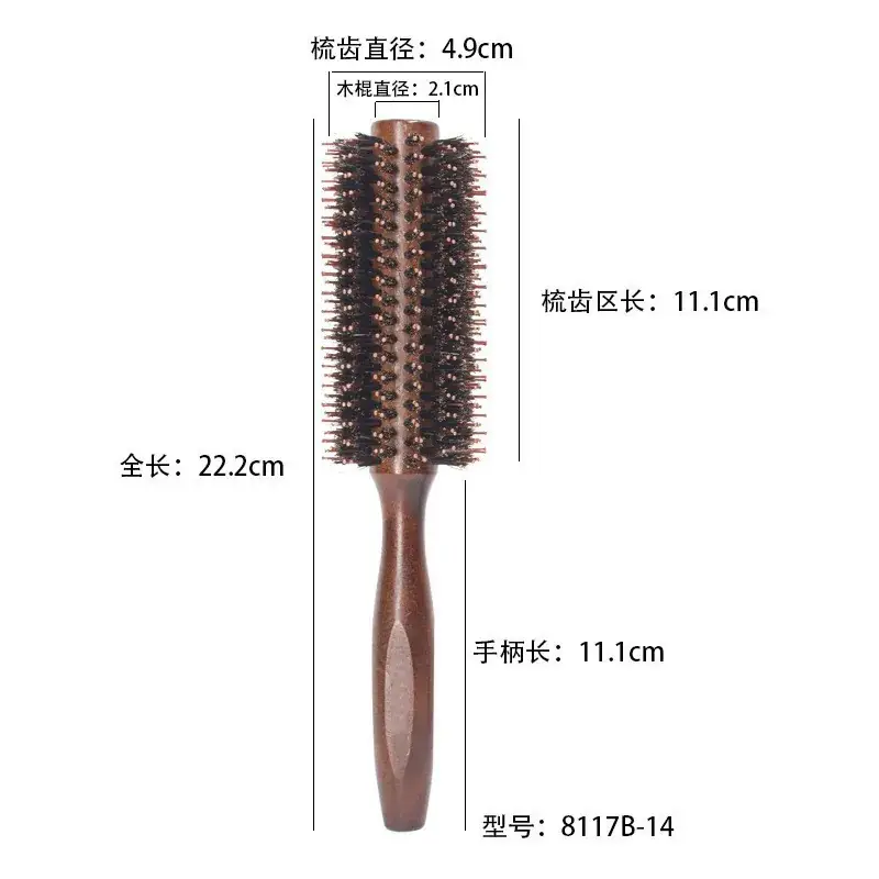 Factory Wholesale Wooden Hair Comb for Styling & Detangling - Image 3