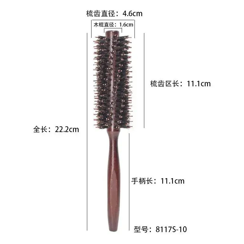 Factory Wholesale Wooden Hair Comb for Styling & Detangling - Image 4