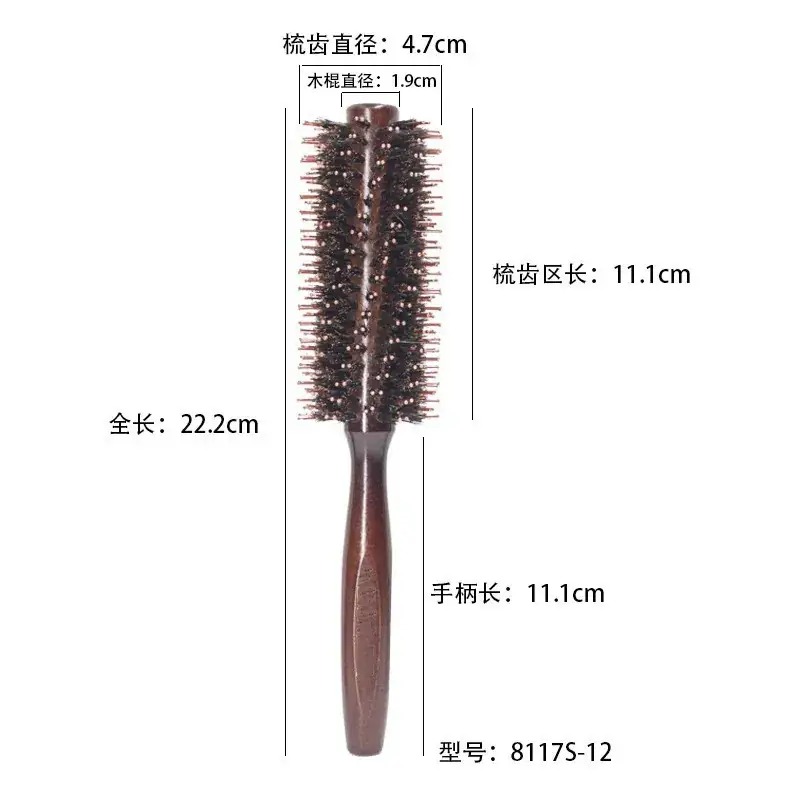 Factory Wholesale Wooden Hair Comb for Styling & Detangling - Image 5