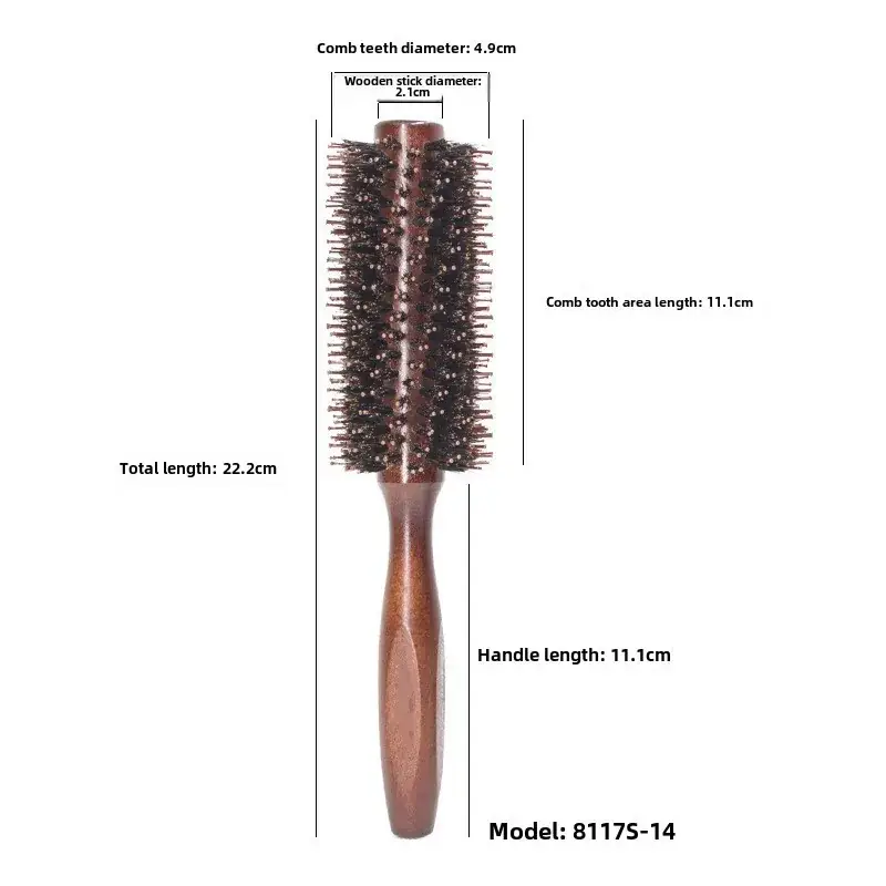 Factory Wholesale Wooden Hair Comb for Styling & Detangling - Image 6