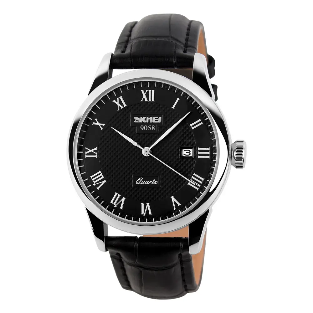 Skeena Women's Quartz Watch Black Genuine Leather Strap - Image 13