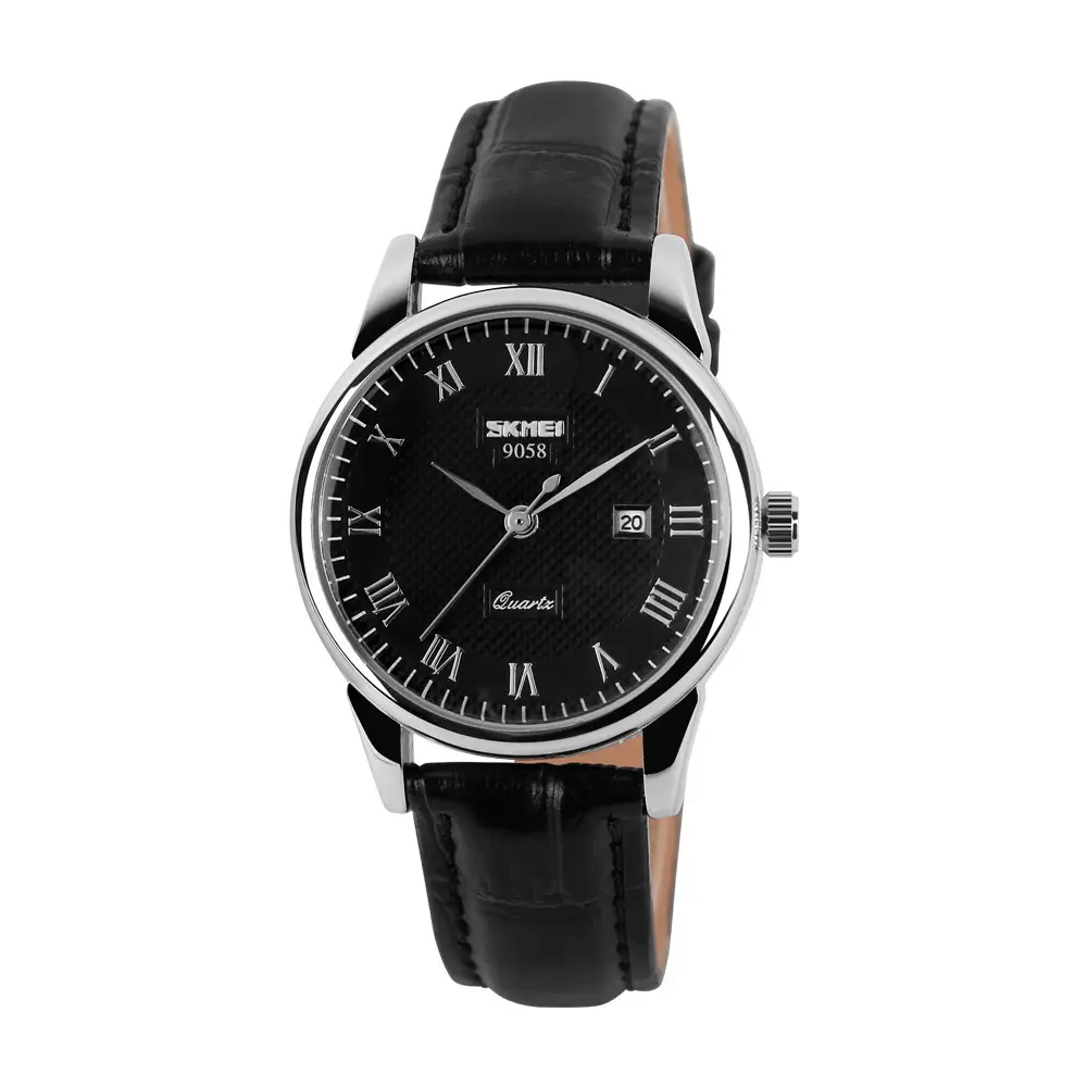 Skeena Women's Quartz Watch Black Genuine Leather Strap - Image 14