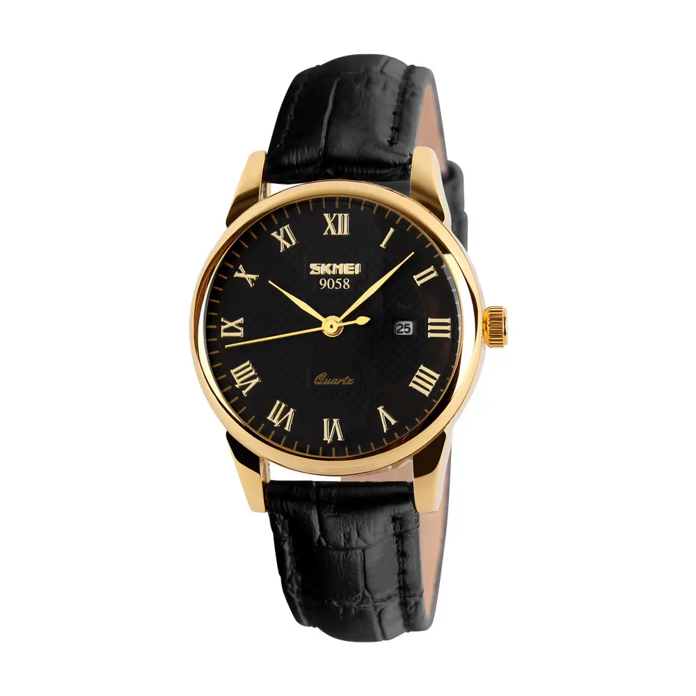Skeena Women's Quartz Watch Black Genuine Leather Strap - Image 16