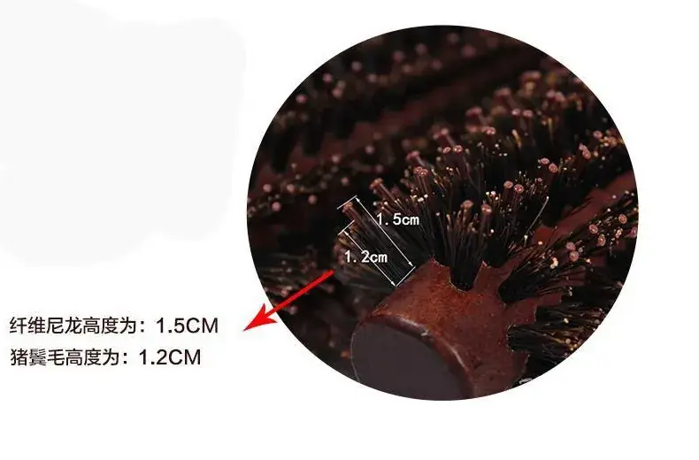 High Temp Resistant Curly Hair Comb Pear Blossom Head — feature 9