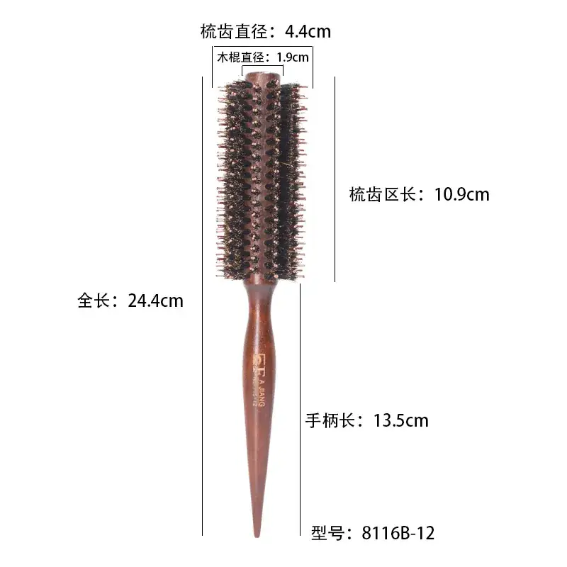 High Temp Resistant Curly Hair Comb Pear Blossom Head - Image 2