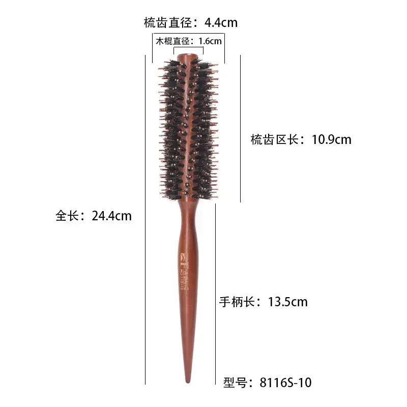 High Temp Resistant Curly Hair Comb Pear Blossom Head - Image 4