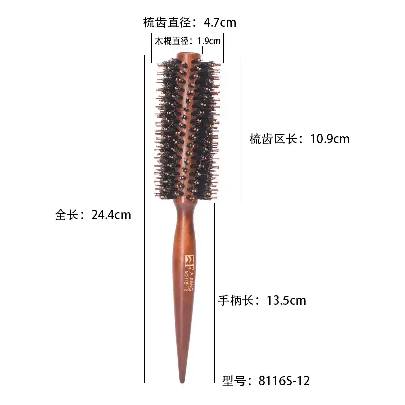 High Temp Resistant Curly Hair Comb Pear Blossom Head - Image 5